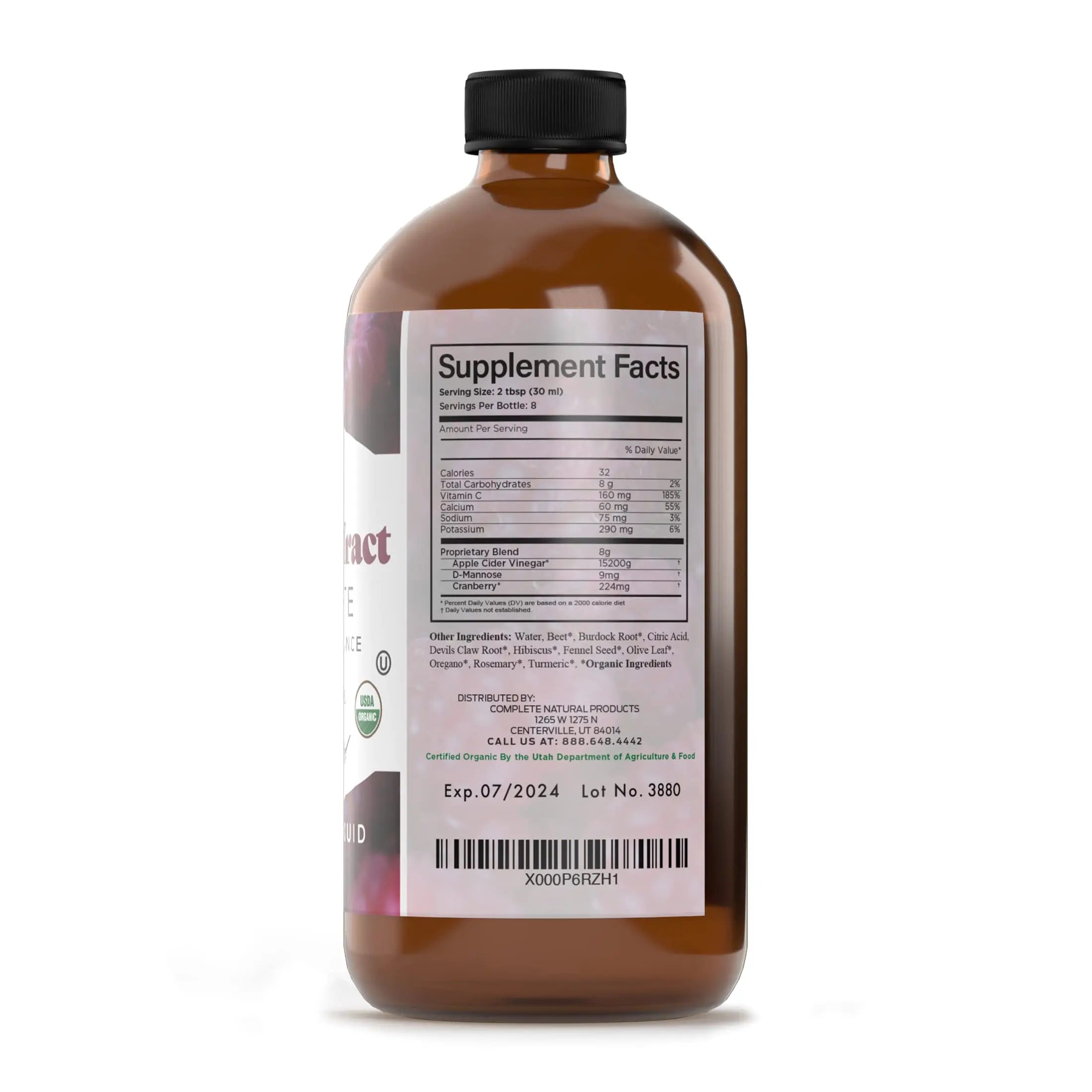 Complete Natural Products Urinary Tract Complete 8oz - Liquid Supplement for a Urinary Tract Cleanse, Defense, Health, and Treatment with Organic Cranberry & Organic D-Mannose Complete Natural Products buy supplements canada