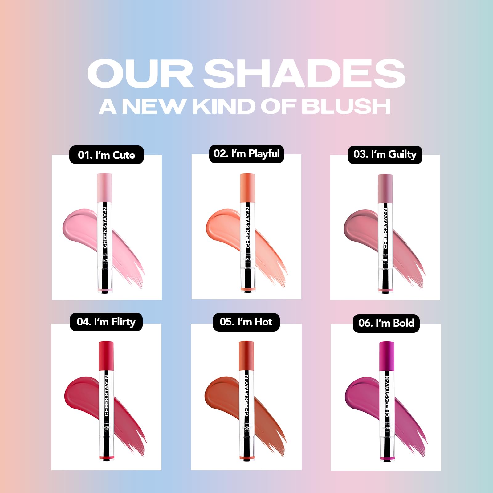 Sacheu Cheek STAY-N Liquid Blush for Cheeks — High Pigment, Buildable, Lightweight Cream Blush for Dewy & Radiant Flushed Cheeks — Long-lasting & Cruelty Free, I'm Playful Sacheu buy supplements canada
