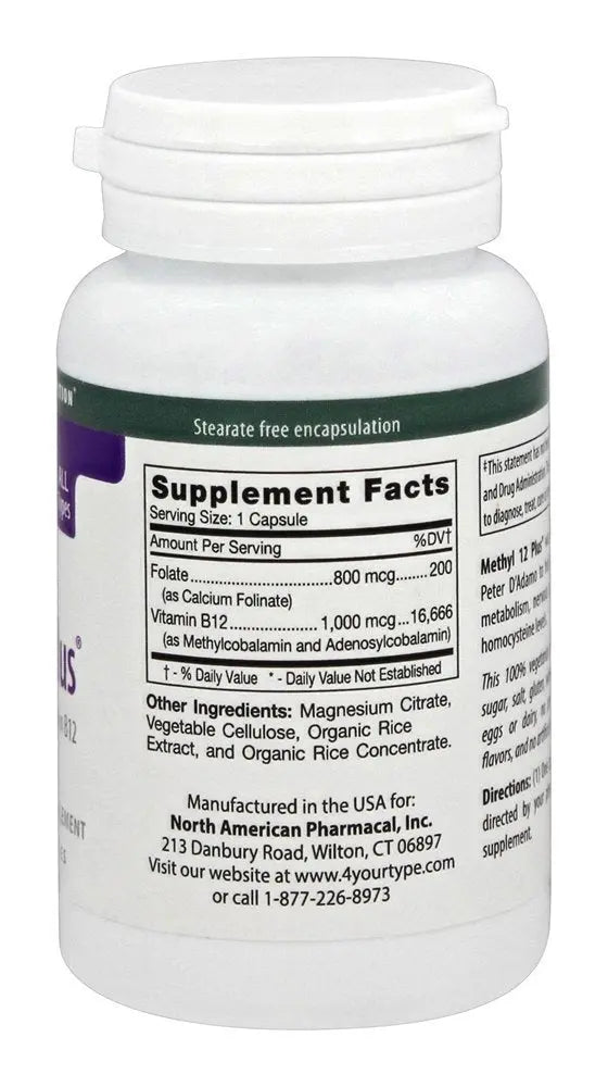 D'Adamo Personalized Nutrition Methyl 12 Plus, 60 Count D'Adamo Personalized Nutrition buy supplements canada