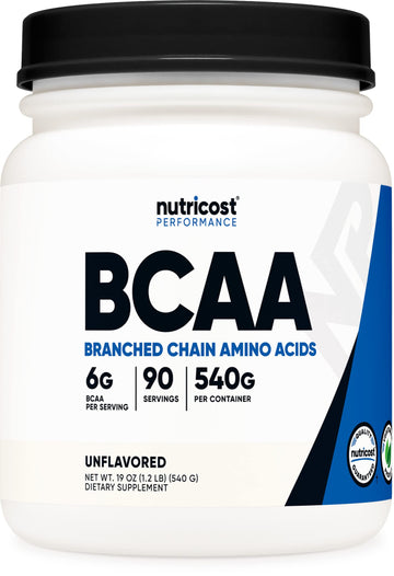 Nutricost BCAA Powder 2:1:1 (Unflavored, 90 Servings) - Branched Chain Amino Acids Nutricost buy supplements canada