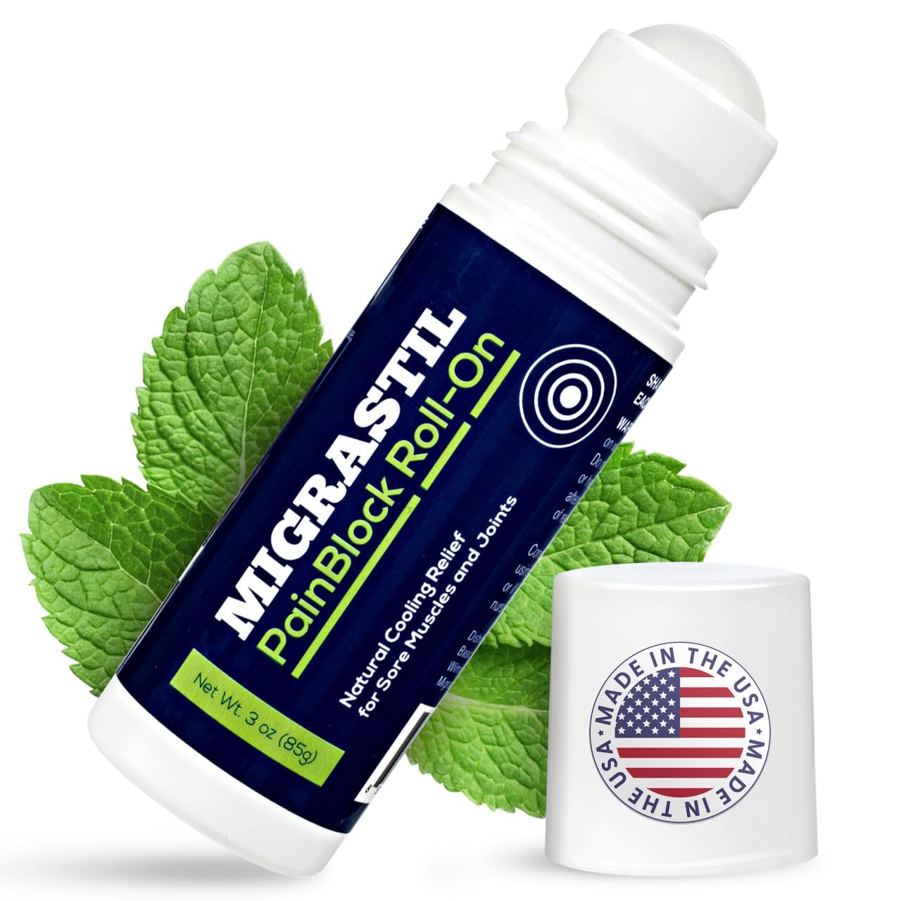Basic Vigor Migrastil Extra Strength Neuropathy Cream (4 oz) and PainBlock Roll-On (3 oz) Bundle Basic Vigor buy supplements canada