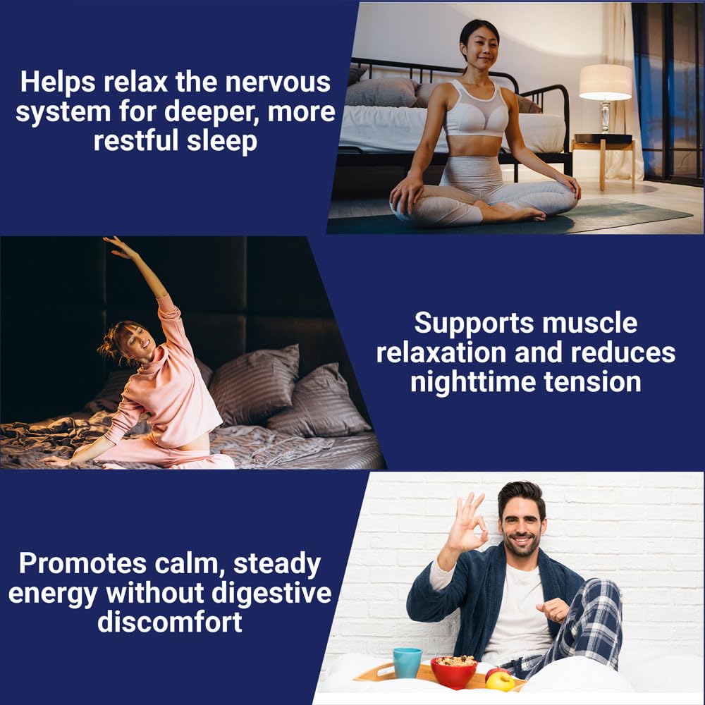 Zenium - Magnesium Glycinate for Sleep, Chelated, 600mg per Serving, 120 Capsules | High Absorption | Relieve Tension, Worry, Nervousness | Calm The Mind & Body | Ayurvedic | Natural Relief Supplement Zenium buy supplements canada