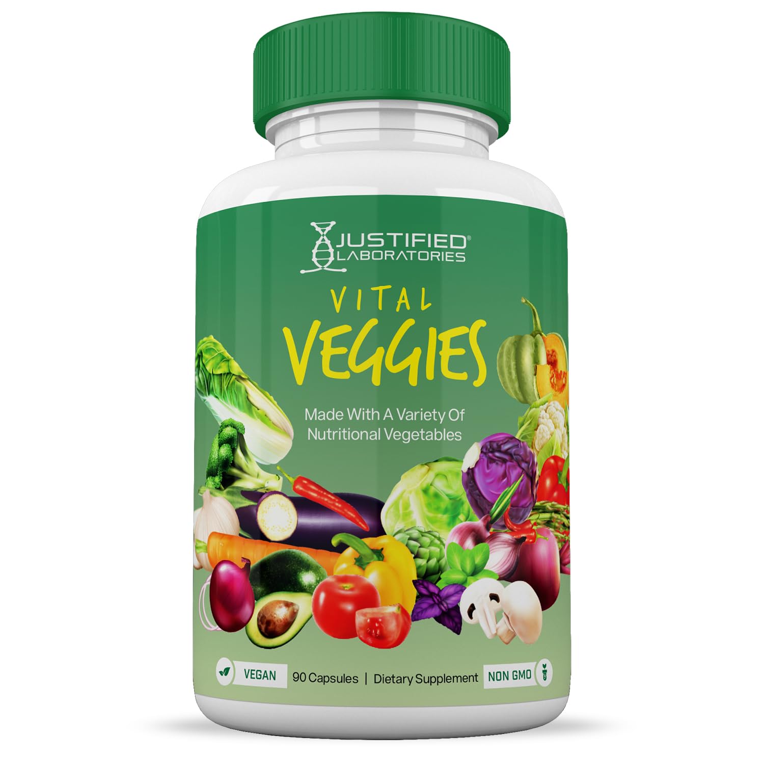 (20 Pack) Vital Fruits and Veggies Supplement Whole Food Red & Green Superfoods Justified Laboratories buy supplements canada