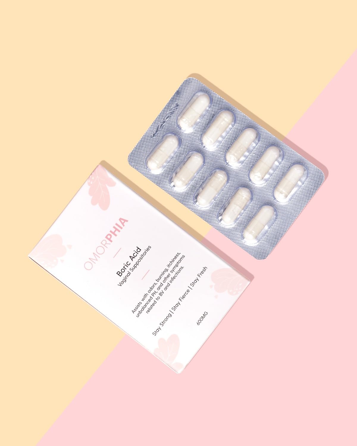 Omorphia Boric Suppositories - Powerful and Effective Approach - Promotes a Healthy Enviroment Shop Omorphia buy supplements canada