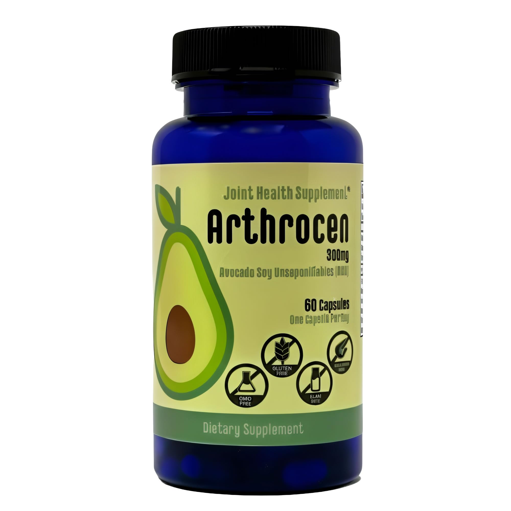 Arthrocen Joint Health Supplement with 300 mg ASU (Avocado Soy Unsaponifiables) – Supports Joint Mobility & Cartilage – Plant-Based Daily Joint Support – Non-GMO, Gluten & Dairy Free – 60-Day Supply Arthrocen buy supplements canada