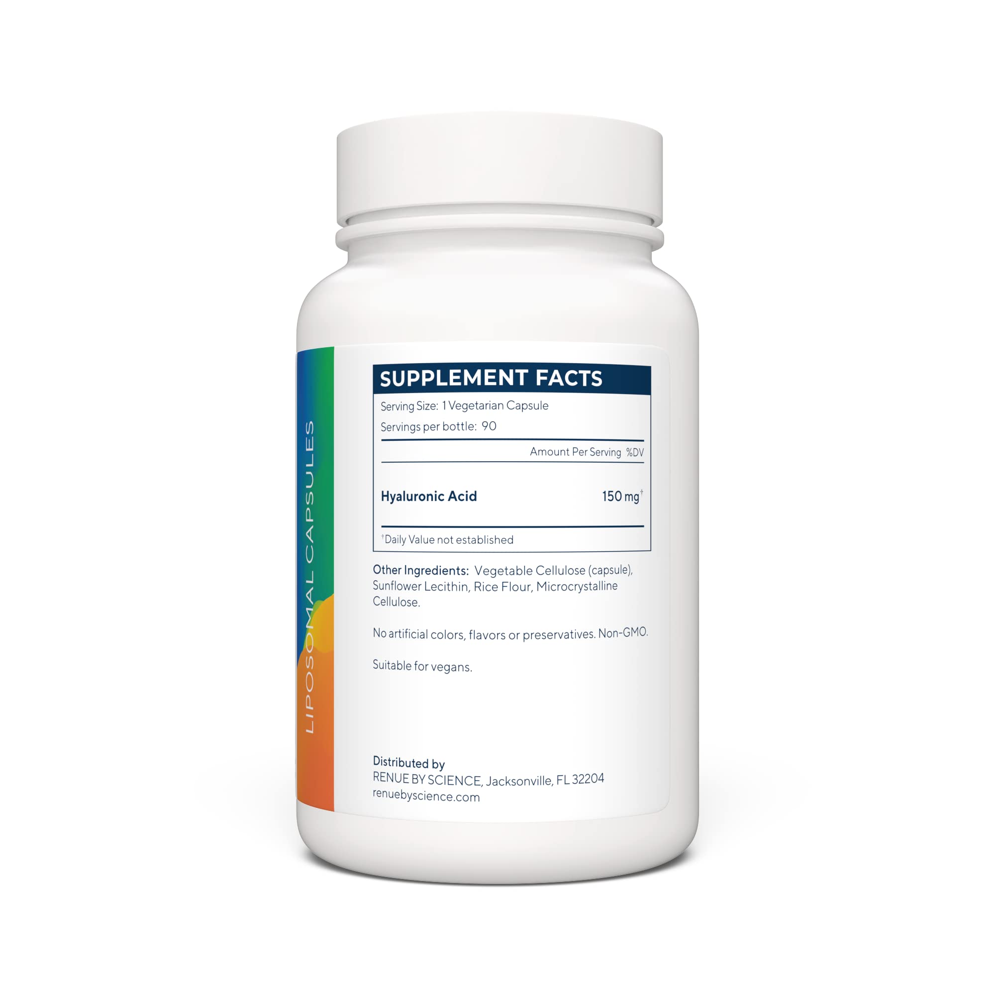Renue By Science Hyaluronic Acid | HLA Liposomal Hyaluronic Acid Supplements | 90 Acido Hialuronico Capsules - 150mg Hylunaric Acid per Serving | Non-GMO | Made in The USA Third-Party Tested Renue By Science buy supplements canada