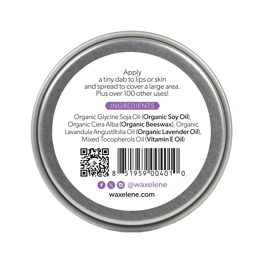 Lavender Aerated Lip Balm tin - Single Waxelene buy supplements canada