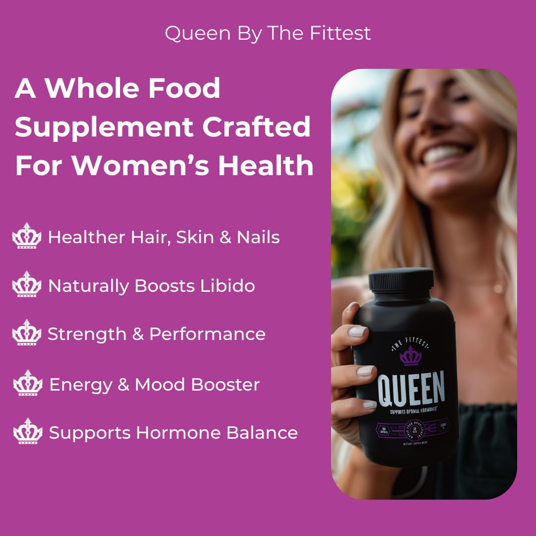The Fittest Queen Organ Supplement, Hormone & Energy Support, 180 Capsules The Fittest Ever buy supplements canada