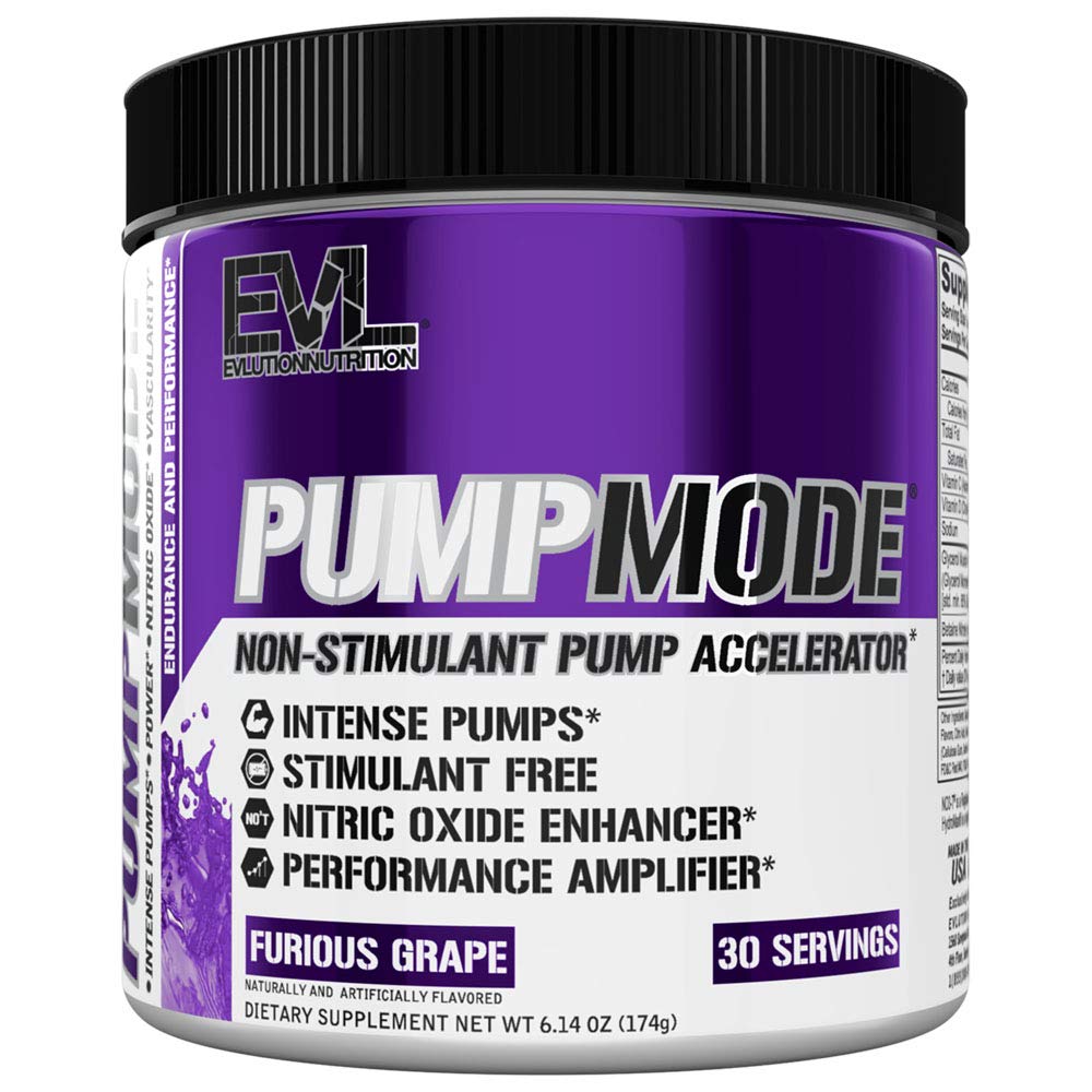 EVL PumpMode Nitric Oxide Supplement - Nitric Oxide Booster Pump Pre Workout Powder Evlution buy supplements canada