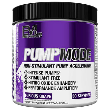 EVL PumpMode Nitric Oxide Supplement - Nitric Oxide Booster Pump Pre Workout Powder Evlution buy supplements canada