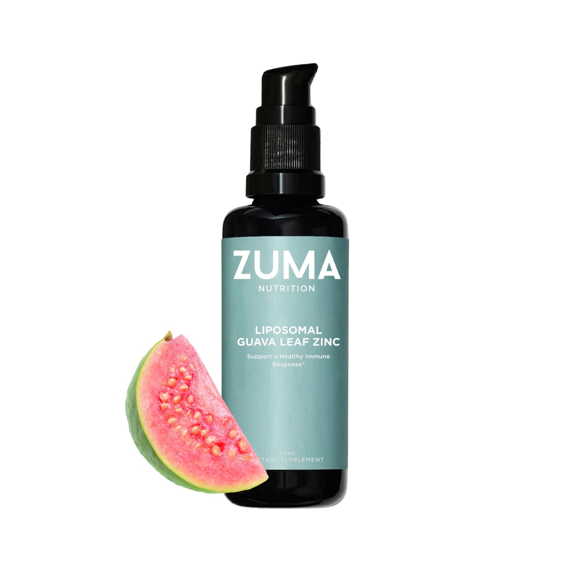Zuma Nutrition Guava Leaf Zinc with Vitamin C, Vegan & Natural Herbal Supplement for Skin Health, Longevity and Daily Wellness Support for Men and Women, Skin Care Routine, 60 ML Bottle Zuma Nutrition buy supplements canada