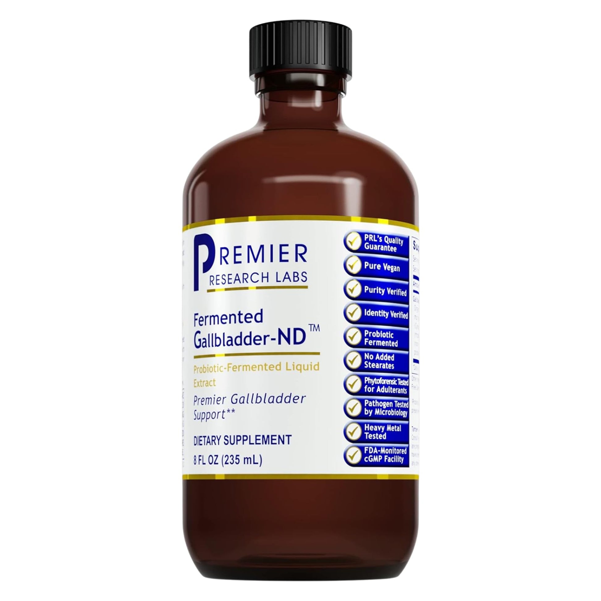 Premier Research Labs Fermented Gallbladder-ND - Gallbladder Cleanse, Milk Thistle and Artichoke Extract, Milk Thistle Liquid Drops, Tincture Supplement with Antioxidants, Turmeric - 8 Fl Oz Bottle Premier Research Labs buy supplements canada