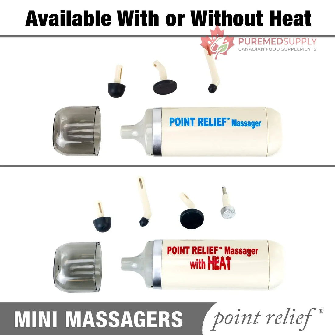Point Relief 14-1050 Mini Massager for Handheld Targeted Massage Therapy Relieve Muscle Pain Point Relief buy supplements canada