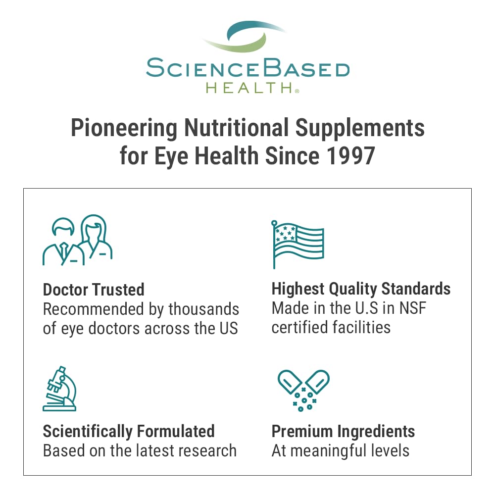 ScienceBased Health MacularProtect AREDS 2 Formula – Eye Health Vitamin & Mineral Supplement with Lutein, Zeaxanthin & B Vitamins for Macular & Vision Support – 60 Capsules ScienceBased Health buy supplements canada