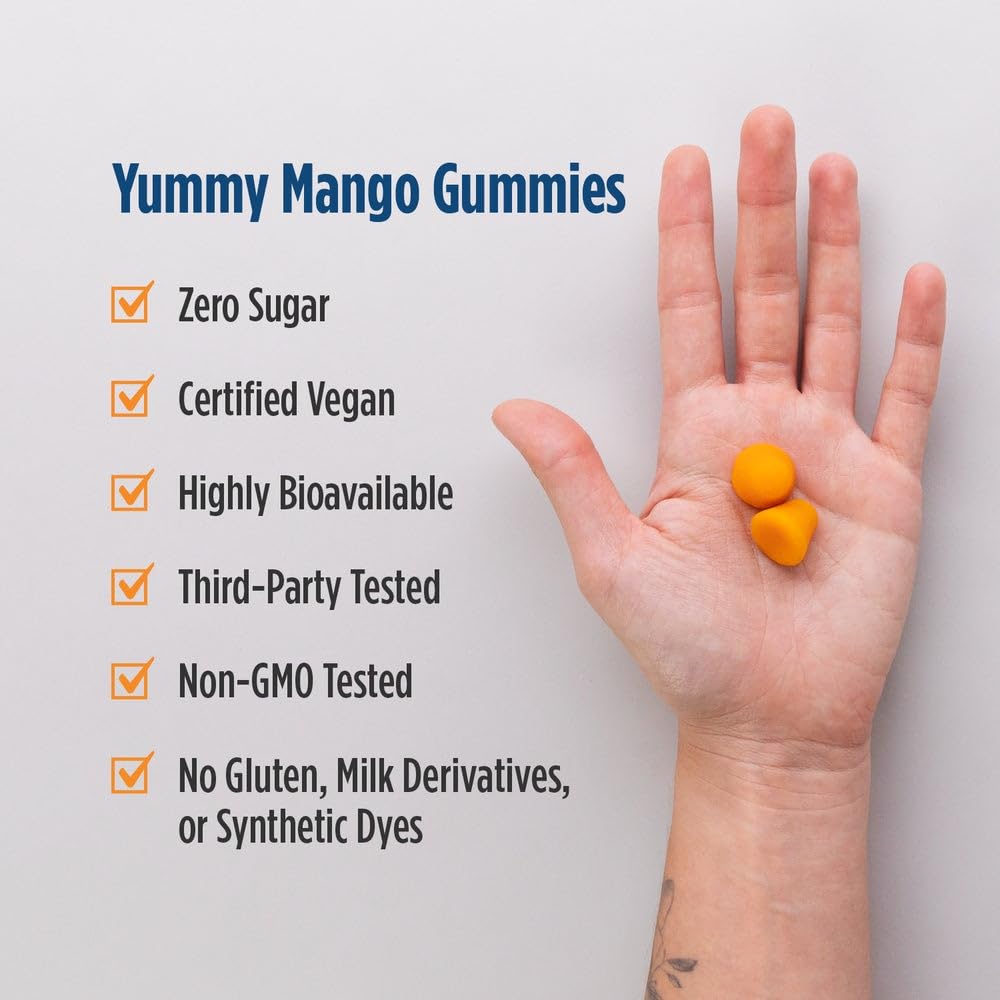 Nordic Naturals Zero Sugar Curcumin Gummies, Mango - 60 Gummies - 200 mg Optimized Curcumin Extract - Great Taste - Antioxidant Support, Healthy Metabolic Balance - Non-GMO, Vegan - 30 Servings Nordic Naturals buy supplements canada