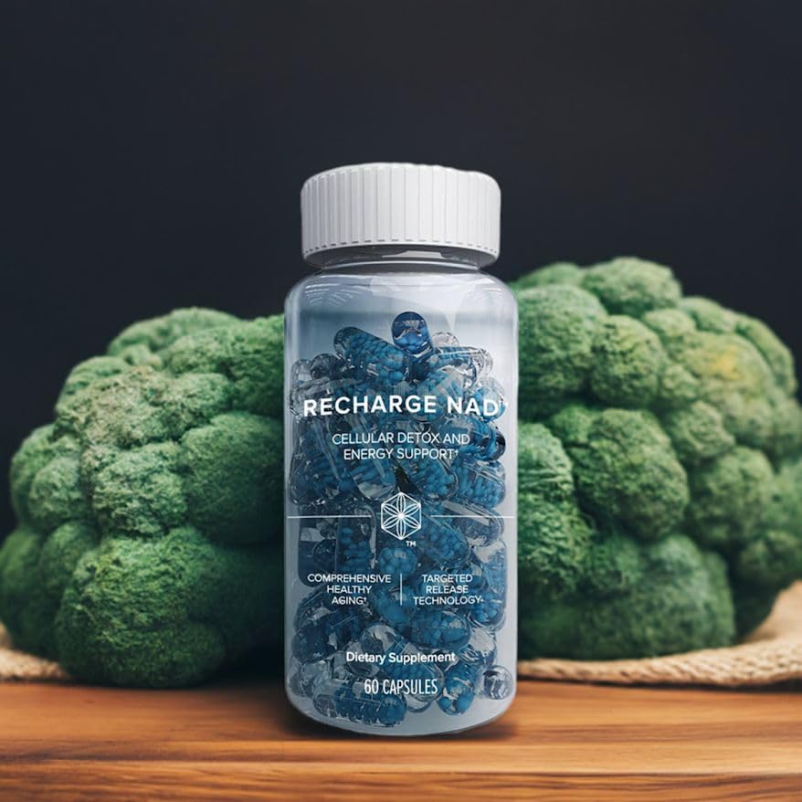 Isagenix Recharge NAD - Cellular Detox, Comprehensive Healthy Aging, and Energy Support - 1 Bottle - 60 ct Targeted Release Capsules Isagenix buy supplements canada