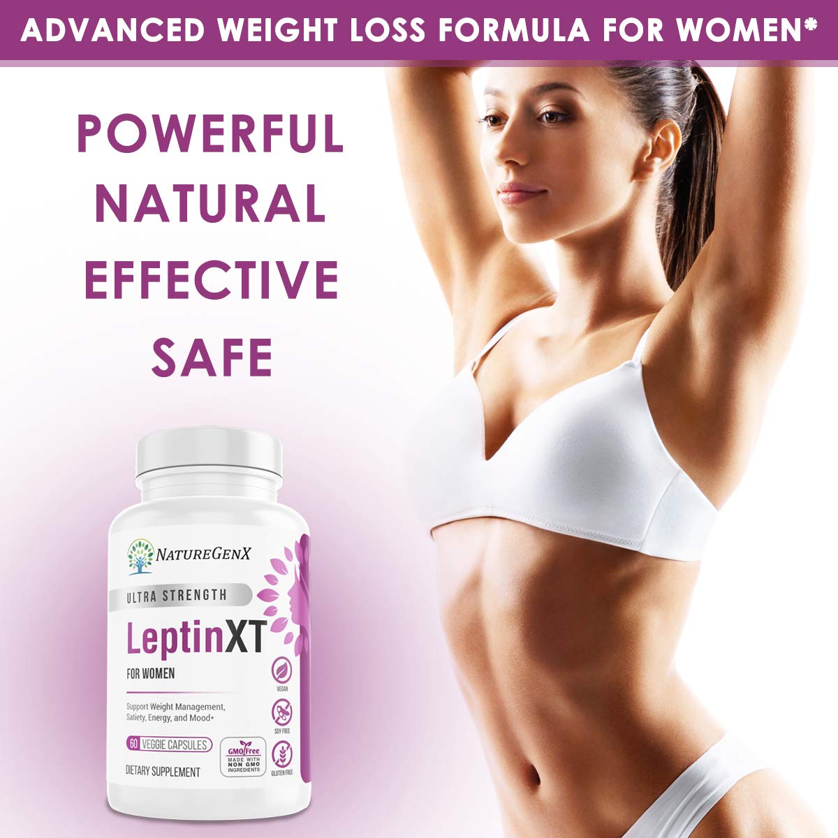 NatureGenX LeptinXT - Leptin Supplements for Weight Loss for Women - Extra Strength NatureGenX buy supplements canada