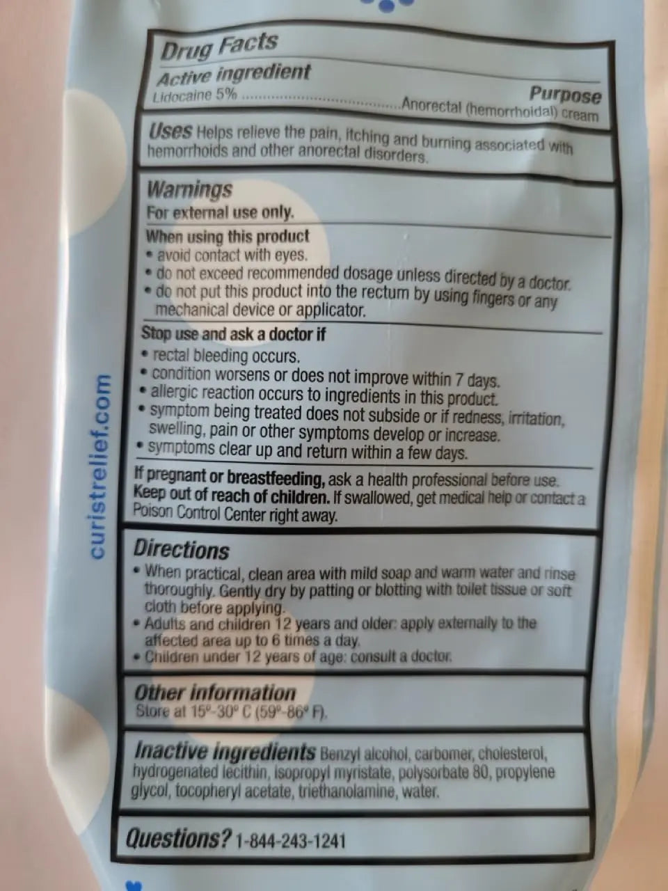 Curist 5% Lidocaine Numbing Cream - 6 oz (170 g) XL Tube - Soothing Numbing Cream for Temporary Discomfort, Itching, and Burning from Hemorrhoids Lidocaine 5% (1 Pack - 6 oz Tube) Curist buy supplements canada
