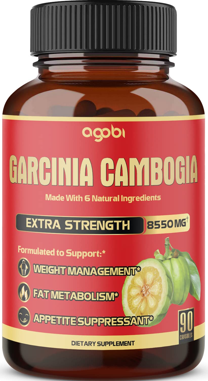 agobi Pure Garcinia Cambogia Capsules 8550mg - 6in1 with Green Tea, Arjuna, Garlic Bulb agobi buy supplements canada