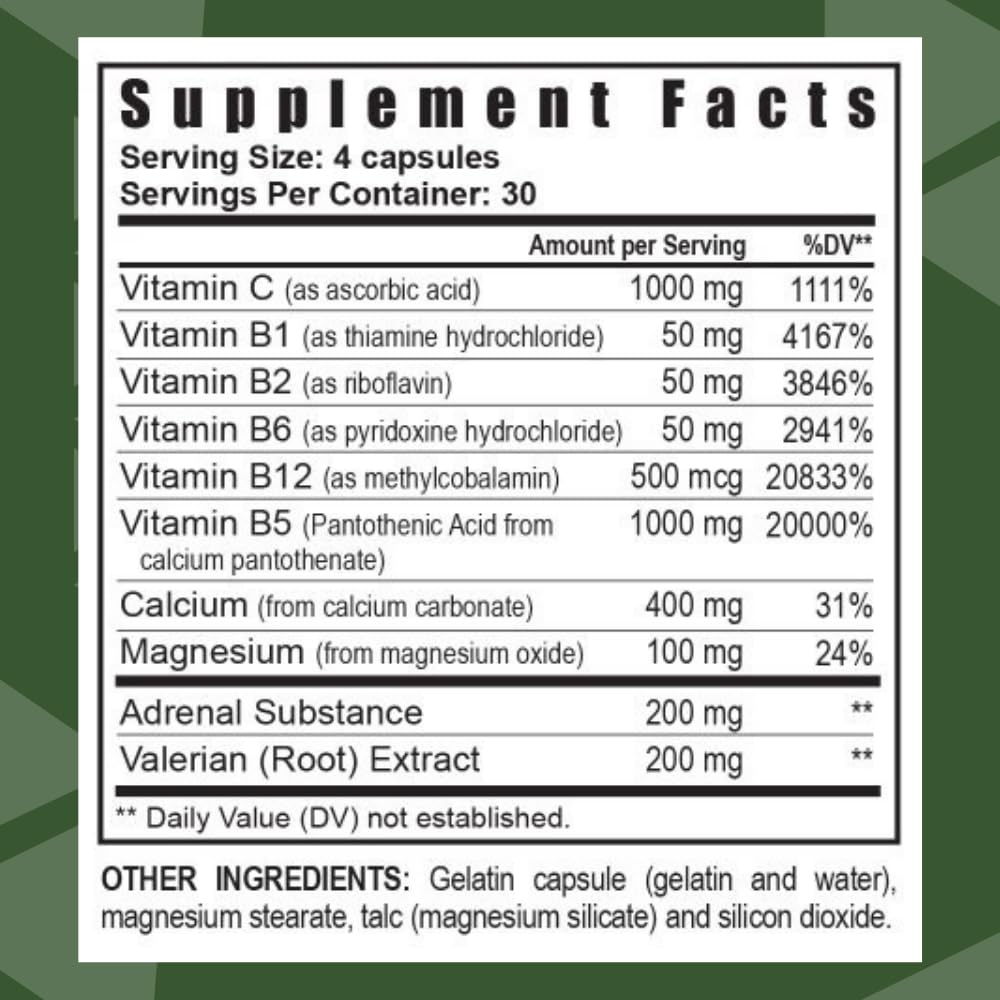 Youngevity Ultimate D-Stress™ – Natural Stress Relief Supplement with Magnesium, Valerian Root Extract, and B Vitamins – Supports Adrenal Health and Nervous System – 120 Capsules (Pack of 1) Youngevity buy supplements canada
