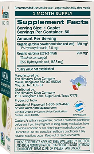 Himalaya Organic Garcinia Cambogia Herbal Supplement, Appetite Control, Lipid Metabolis Himalaya buy supplements canada
