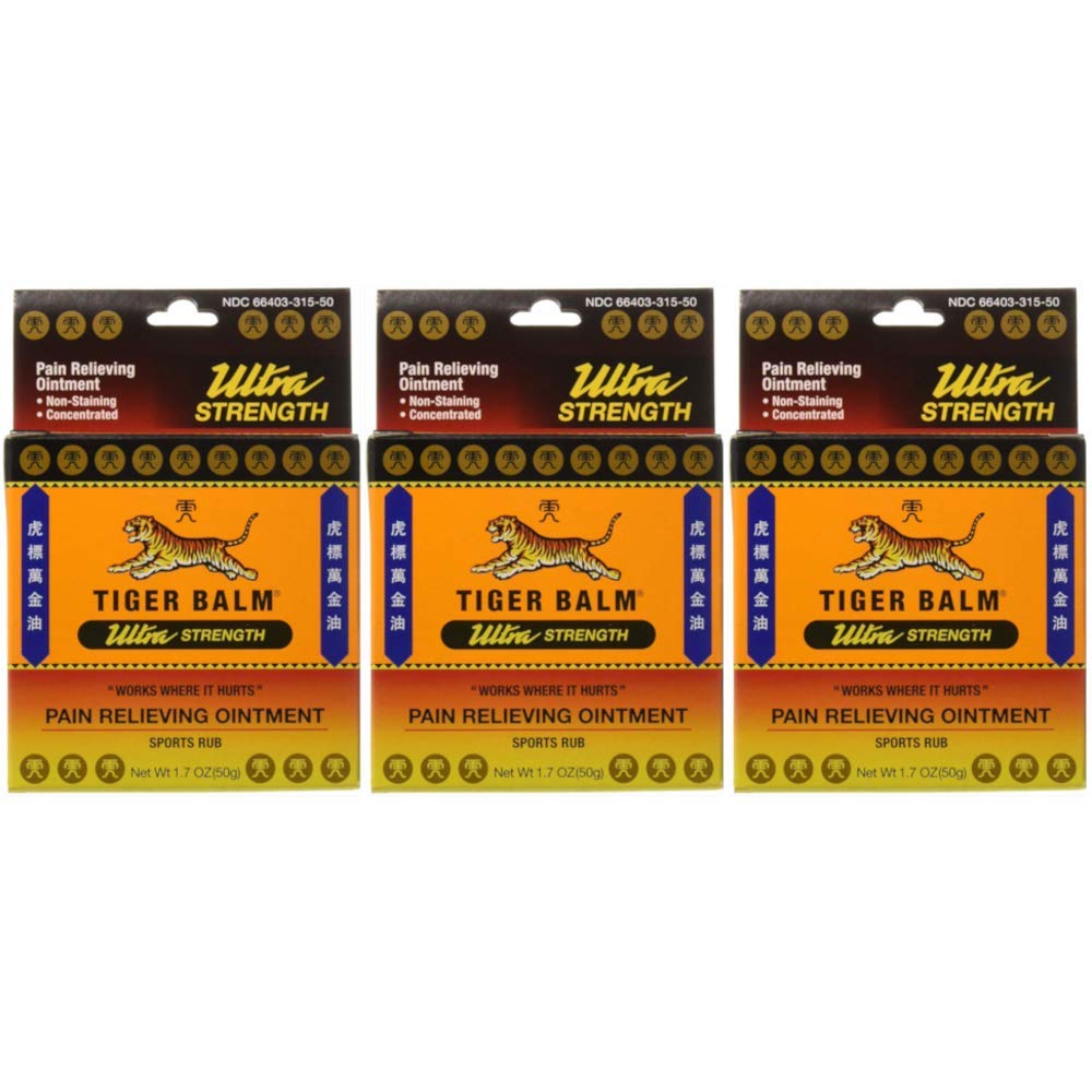 Tiger Balm Sport Rub Pain Relieving Ointment, Ultra Strength 1.70 oz (Pack of 3) Tiger Balm buy supplements canada