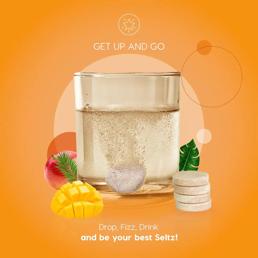 Seltz® Get Up and Go – Effervescent Multivitamin with Lutein for Daily Energy, Eye Health & Antioxidant Support Seltz buy supplements canada