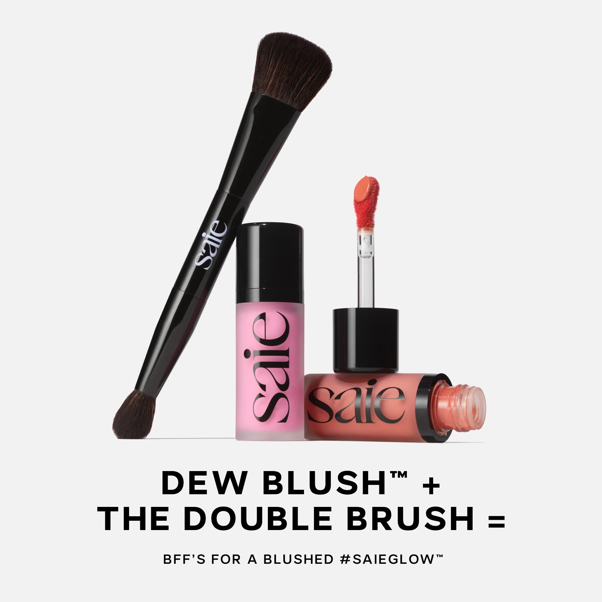 Saie Dew Liquid Blush for Cheeks - Hydrating Cream Blush Stick with a Blendable + Buildable Formula - Skincare Infused Dewy Cheek Tint for a Natural Flush - Glowy Makeup Essential - Lady (.40 oz) Saie buy supplements canada