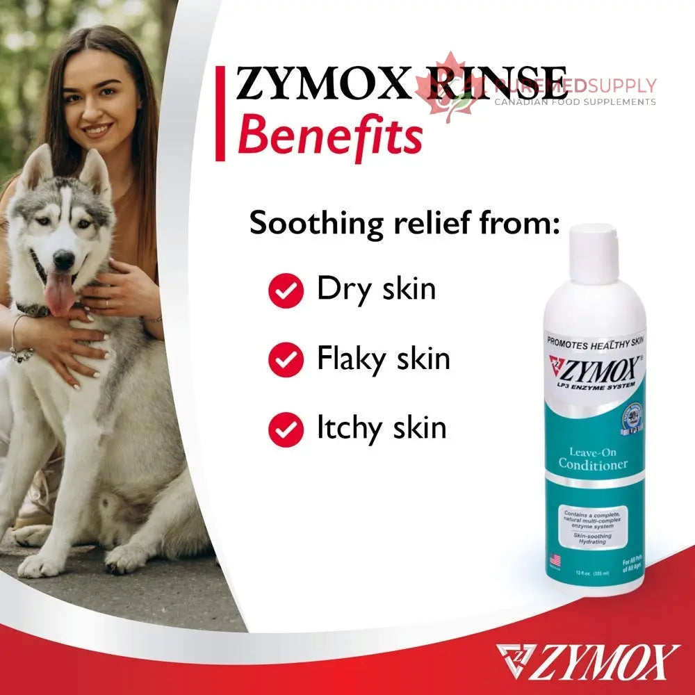 Zymox Leave On Conditioner for Pets, 12 fl oz Pet King Brands buy supplements canada