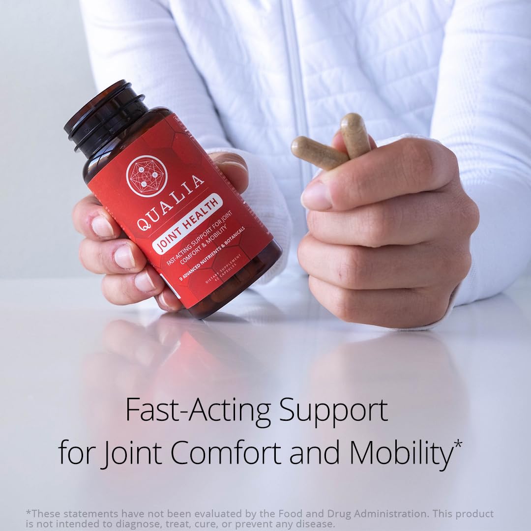 Qualia Joint Health 9 Advanced Joint Health nutrients: denatured Collagen, boswellia, tumeric, Boron, Ginger, L-carnitine. Cartilage Health, Tendon Strength, Healthy Joint Aging (1 Month Supply) QUALIA LIFE SCIENCES buy supplements canada