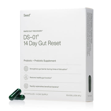 Seed 14 Day Gut Reset - Prebiotic and Probiotic for Women & Men - Digestive Health, Gut Health, Rapid Gut Recovery, Bloating & Constipation Relief - Vegan & Shelf-Stable - 28 Capsules (14-Day Supply) Visit the Seed Store buy supplements canada