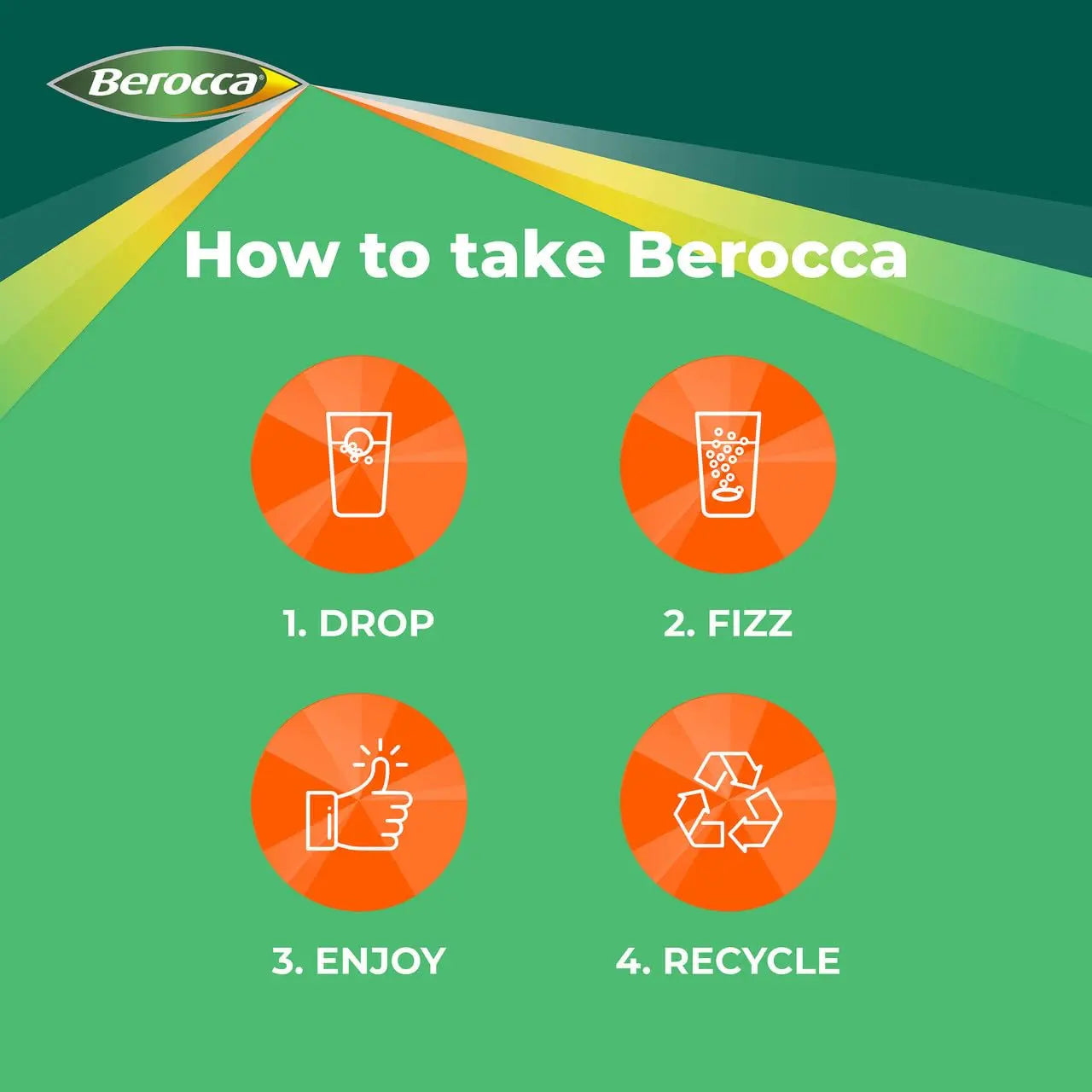 Berocca Energy Vitamin B & C Orange Flavour Effervescent Tablets 60 Pack Berocca buy supplements canada