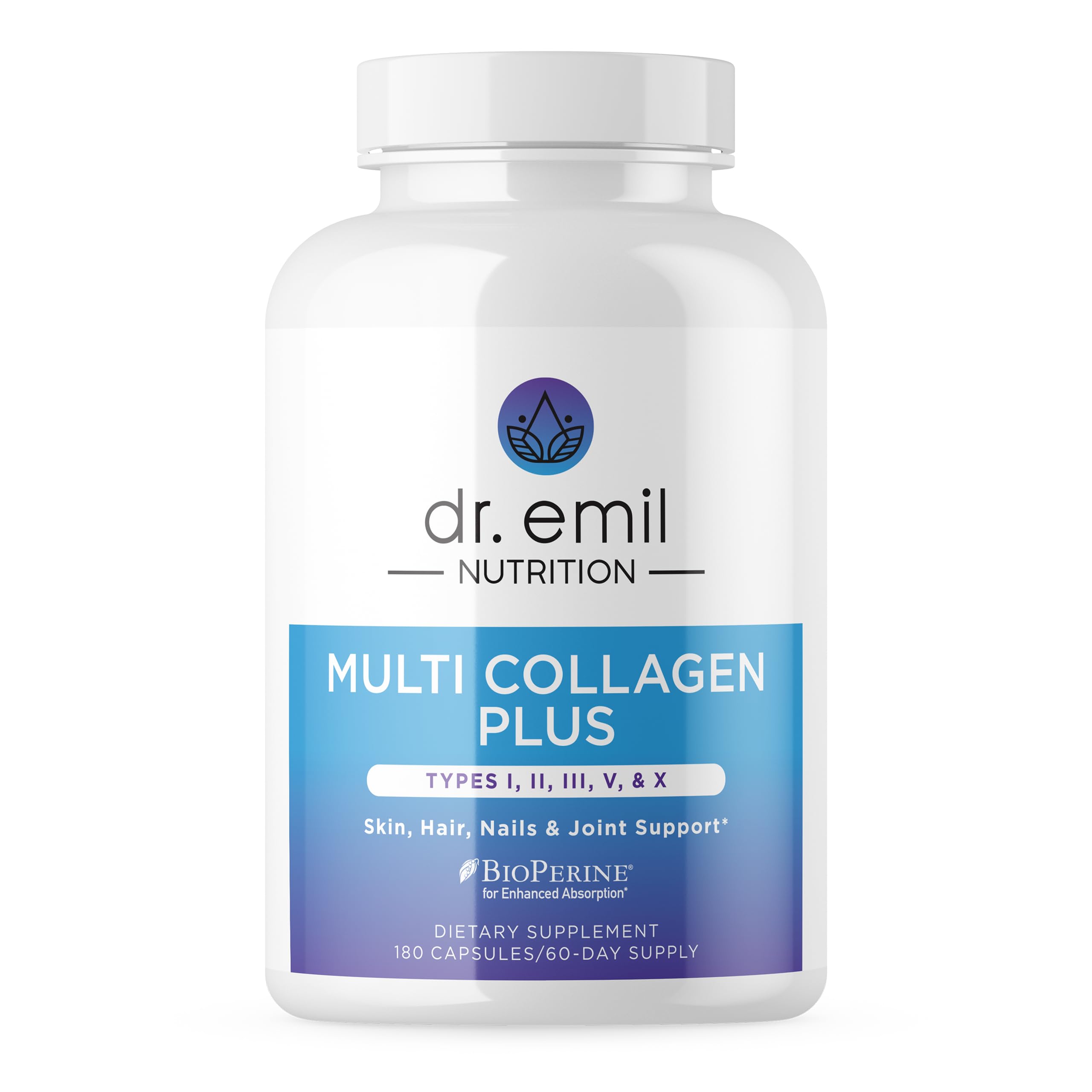 DR. EMIL NUTRITION Women's Multi Collagen Pills | Collagen Supplements to Support Hair, Skin, Nails, & Joints | Hydrolyzed Collagen Supplements Types DR. EMIL NUTRITION buy supplements canada