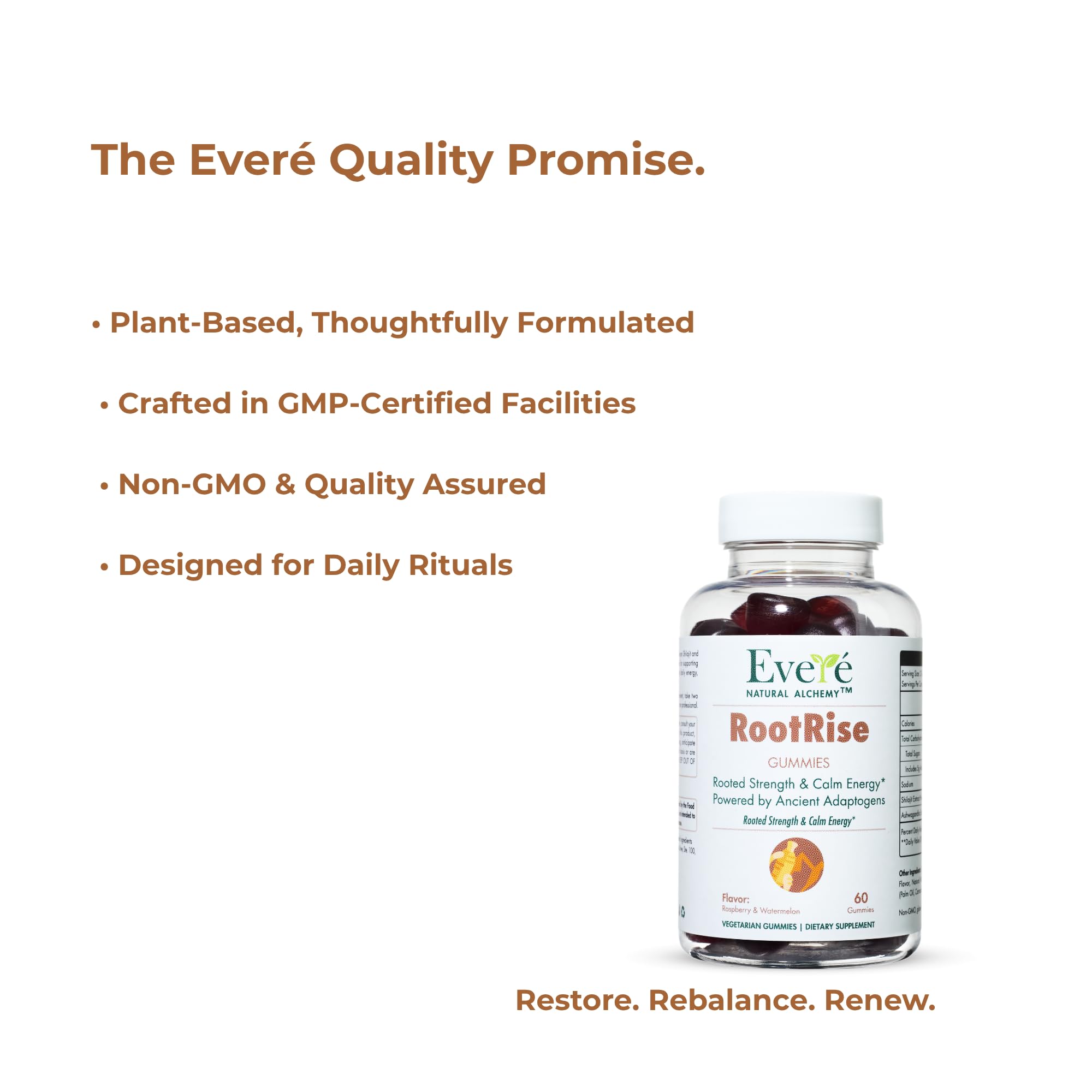 The EverÉ Natural Alchemy Evere RootRise Gummies - Shilajit + Ashwagandha Gummies The EverÉ Natural Alchemy buy supplements canada
