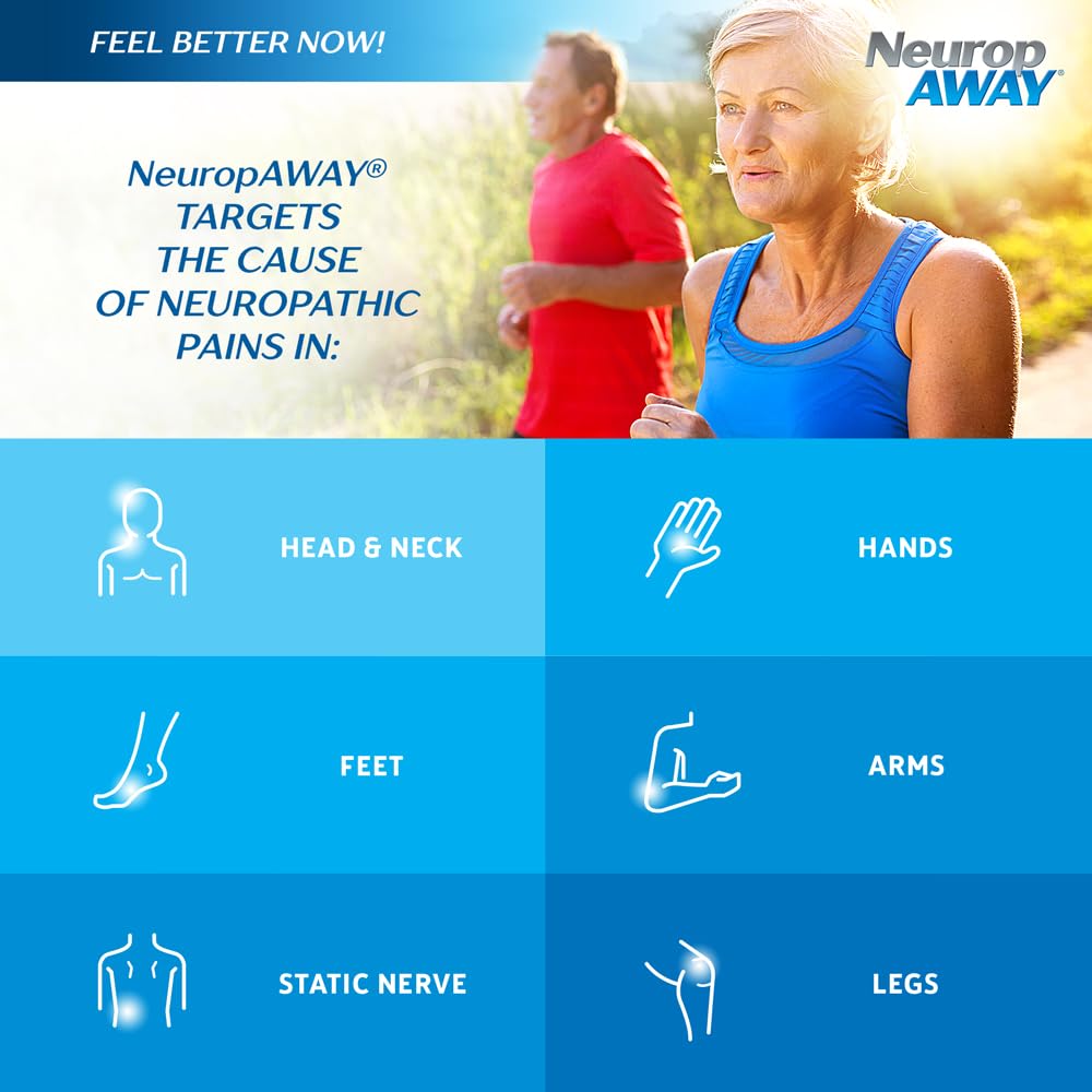 NeuropAWAY Nerve Support Formula, a Patented, Clinically Proven Formula to Strengthen Nerve Health NeuropAWAY buy supplements canada