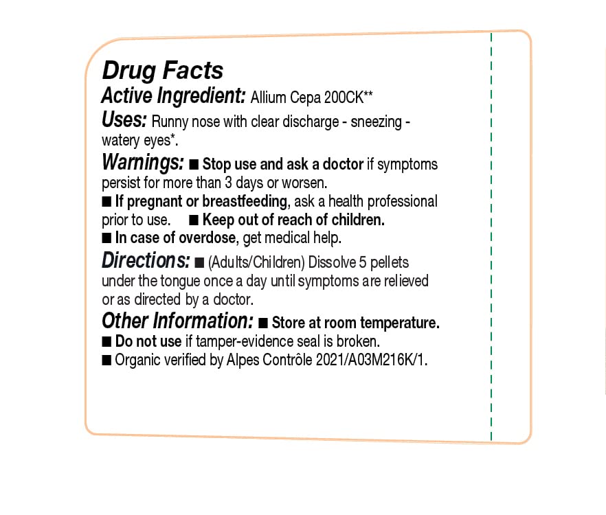OLLOIS Allium Cepa 200ck Organic & Lactose-Free Homeopathic Medicine, 80 Pellets (Pack of 1) OLLOÏS buy supplements canada