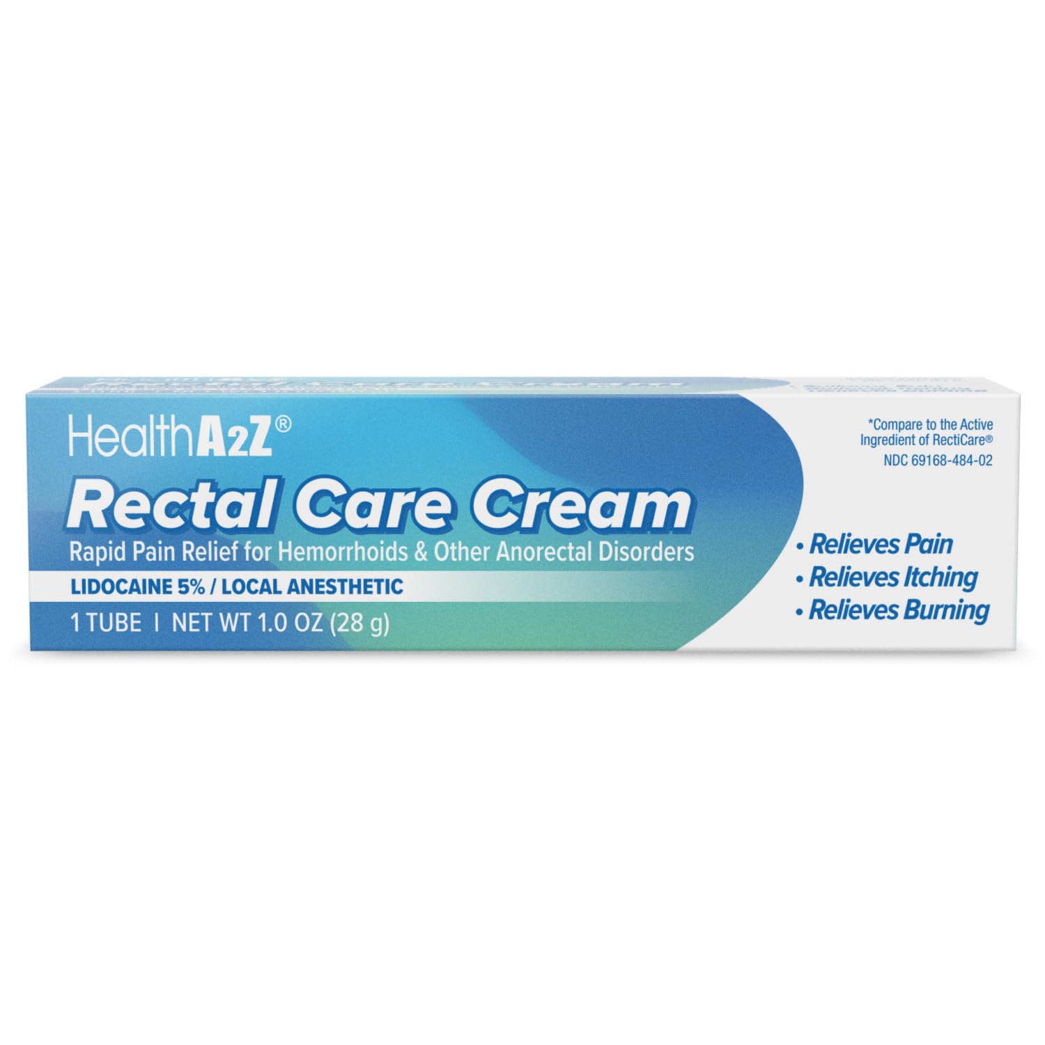 HealthA2Z® Rectal Care Cream | Lidocaine 5% / Local Anesthetic | 28g Tube | Topical Numbing Cream & Other Anorectal Disorders | Relieves Pain, Itching & Burning HealthA2Z buy supplements canada