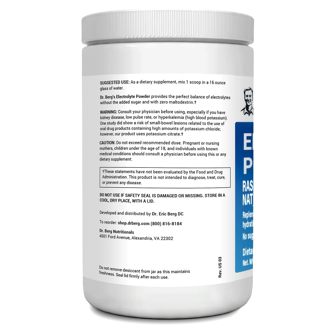 Dr. Berg's Electrolyte Powder 100 Servings Bundle - Raspberry Lemon & Lemonade Dr. Berg Nutritionals buy supplements canada