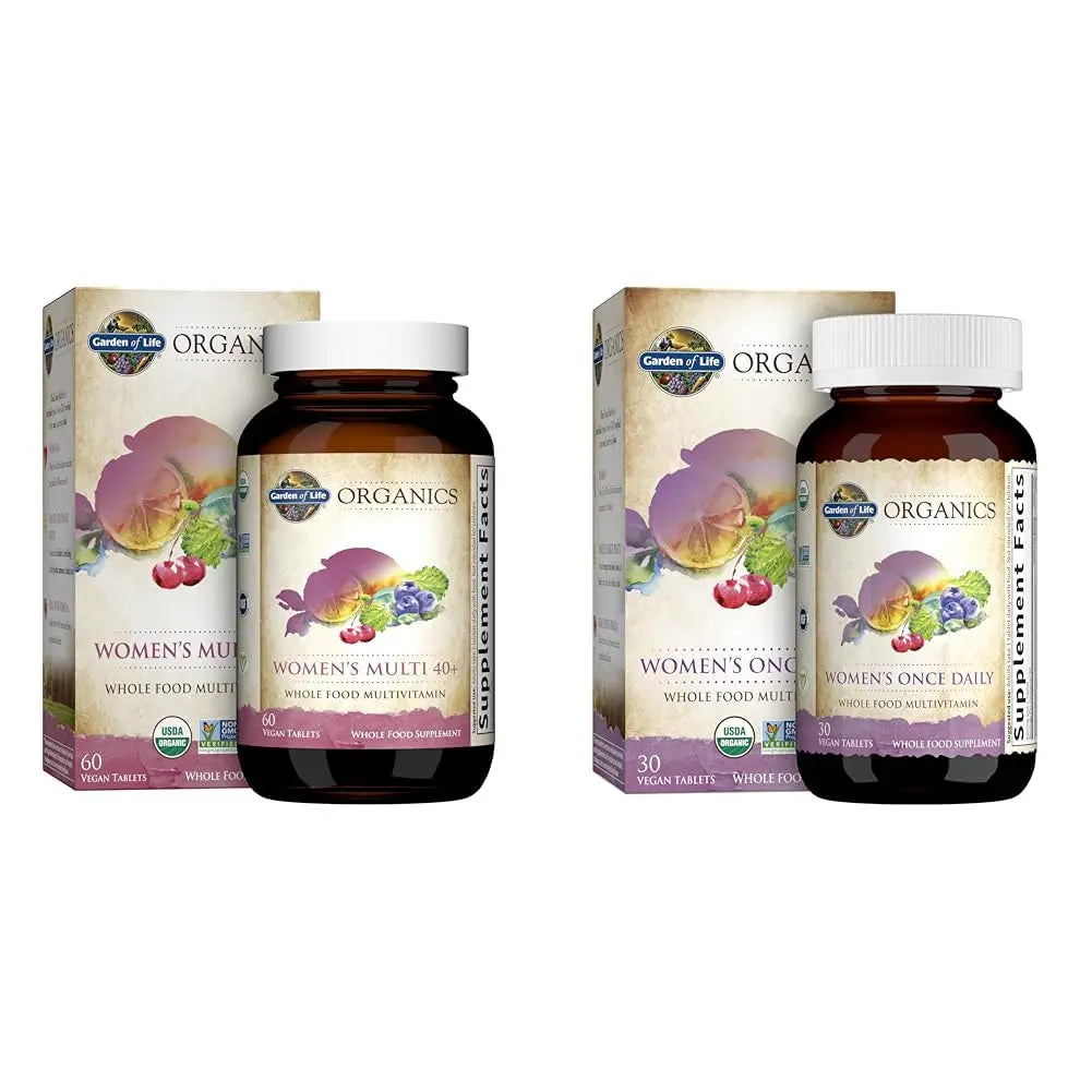 Garden of Life Organics Vitamins for Women 40+ - 60 Tablets and Once Daily Multi - 30 Tablets Garden of Life buy supplements canada
