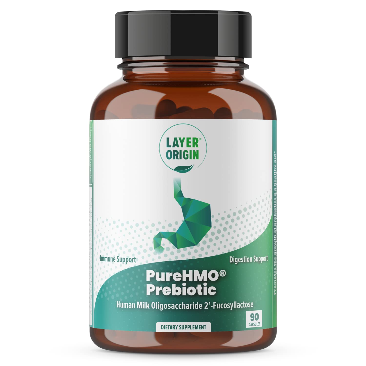 Layer Origin PureHMO Human Milk Oligosaccharide (HMO 2'-FL) Prebiotic Fiber - Feed 180 Billion Probiotics/Serving, 30-Day Supply Layer Origin buy supplements canada