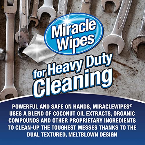 MiracleWipes for Heavy Duty Cleaning (90 Count) - All Purpose Cleaner, Kitchens MiracleWipes buy supplements canada