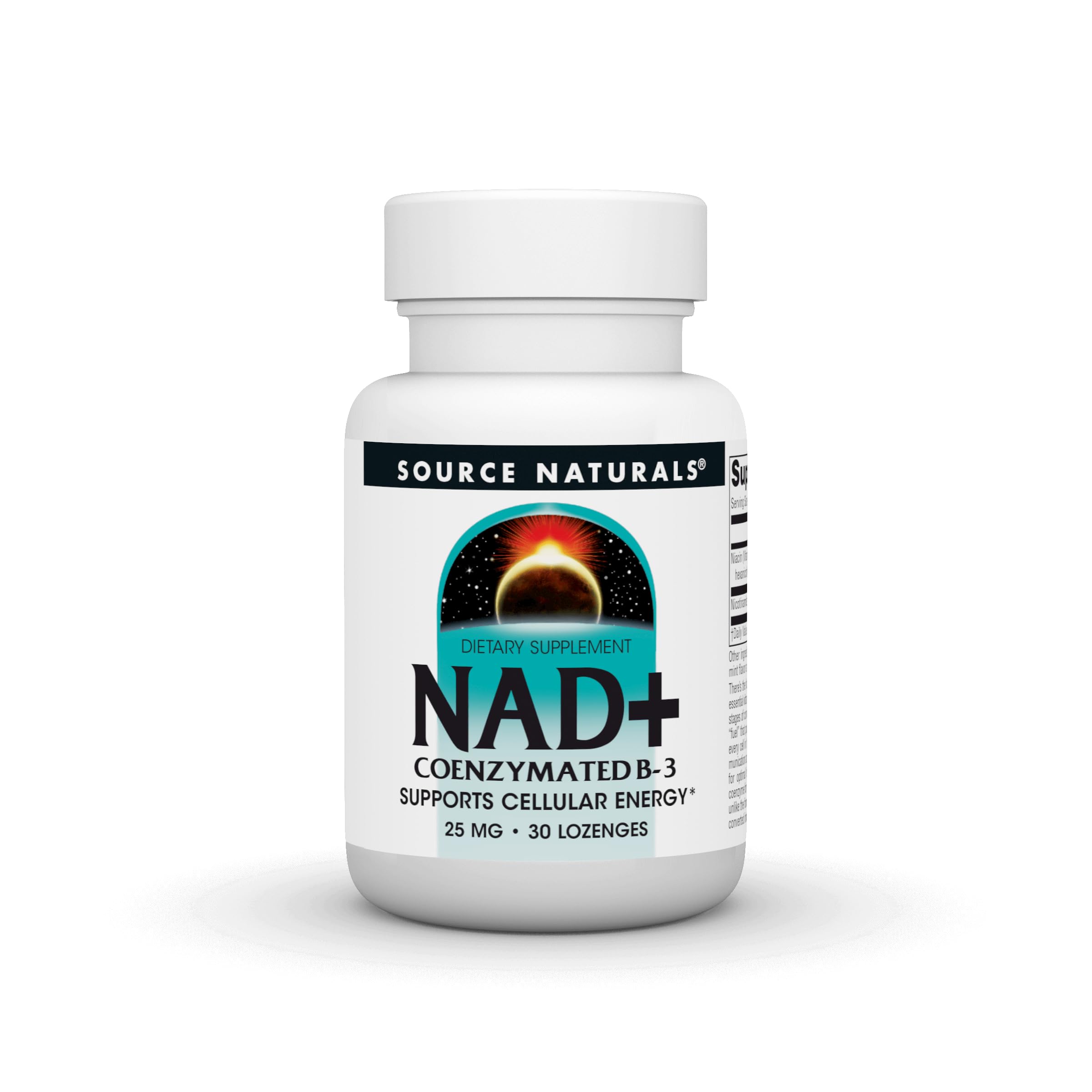 Source Naturals NAD+, Coenzymated B-3, Supports Cellular Energy*, 25 mg - 30 Lozenges Source Naturals buy supplements canada