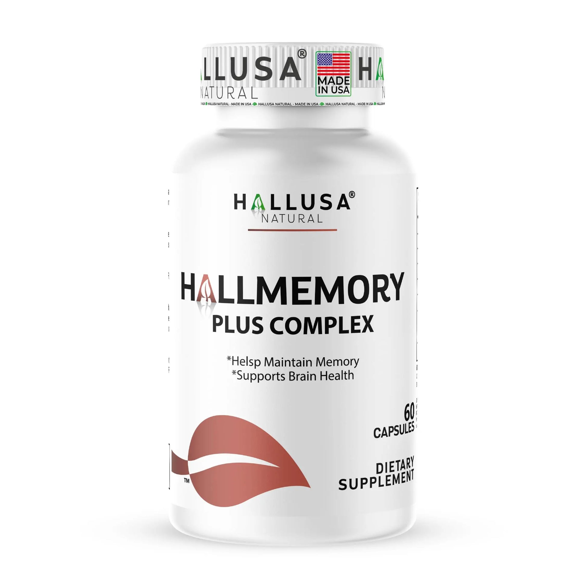 Hallusa Natural Brain Health Supplement Capsules 1680mg, Ginkgo Biloba, B Vitamins & Choline, Memory & Focus Support, Brain Booster for Men & Women, 60 Count Hallusa Natural buy supplements canada