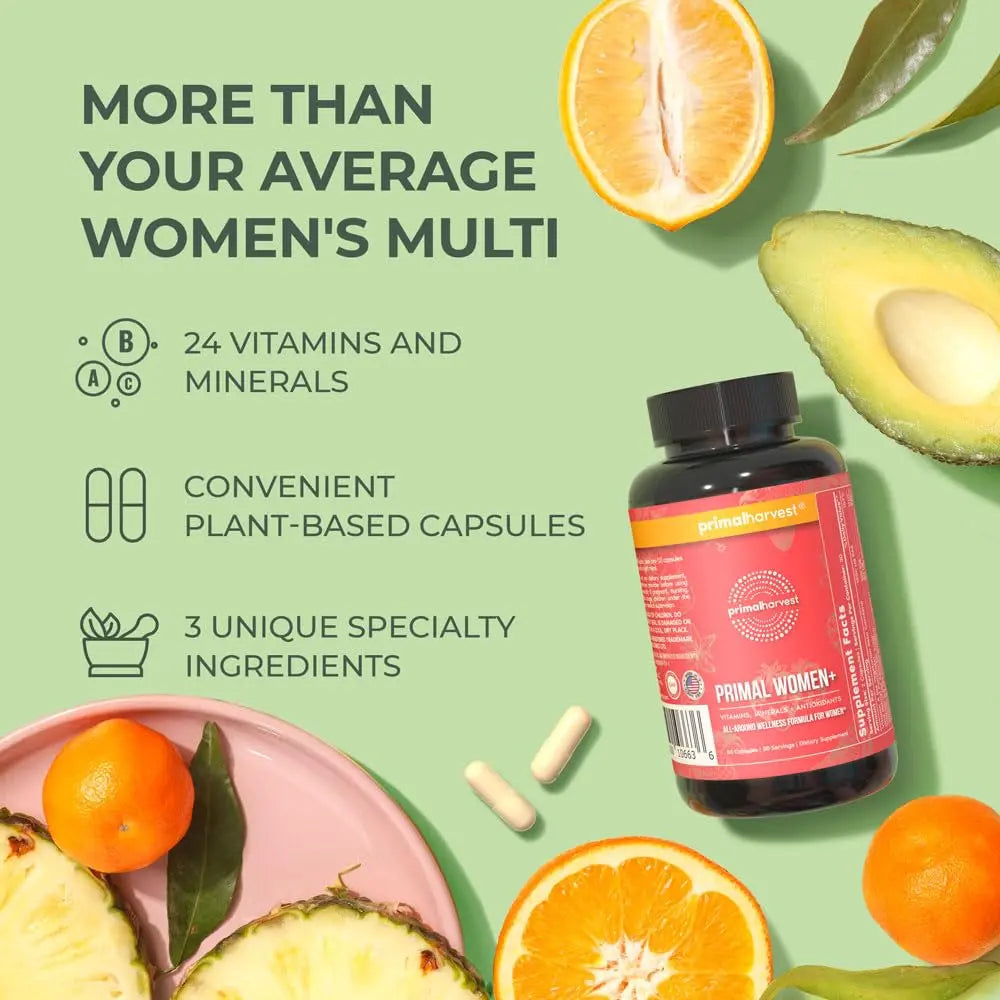Primal Harvest Multivitamin for Women Vitamin A, Vitamin C, Vitamin D and E, Vitamin B12, B6, Biotin, Zinc Supplements Primal Harvest buy supplements canada