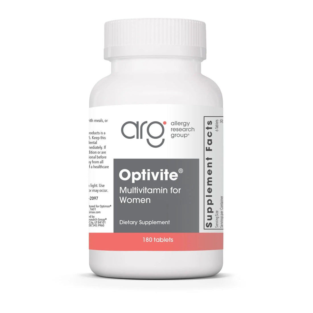 Optimox Optivite - PMS Support Supplement for Women, Period Multivitamin for Hormone Balance with Vitamin B6 & Iron, Hormone Support Vitamin - 180 Tablets Optimox buy supplements canada