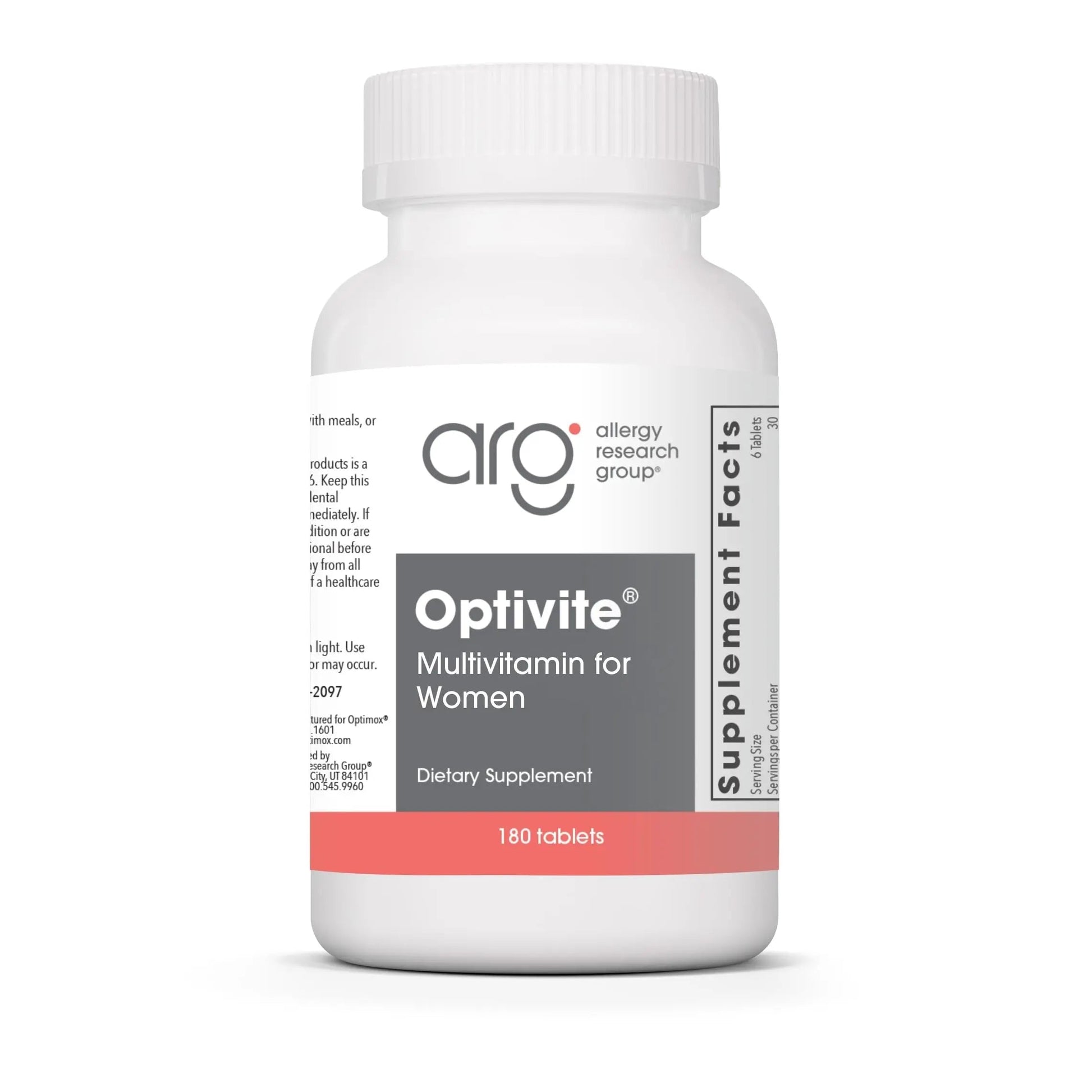 Optimox Optivite - PMS Support Supplement for Women, Period Multivitamin for Hormone Balance with Vitamin B6 & Iron, Hormone Support Vitamin - 180 Tablets Optimox buy supplements canada