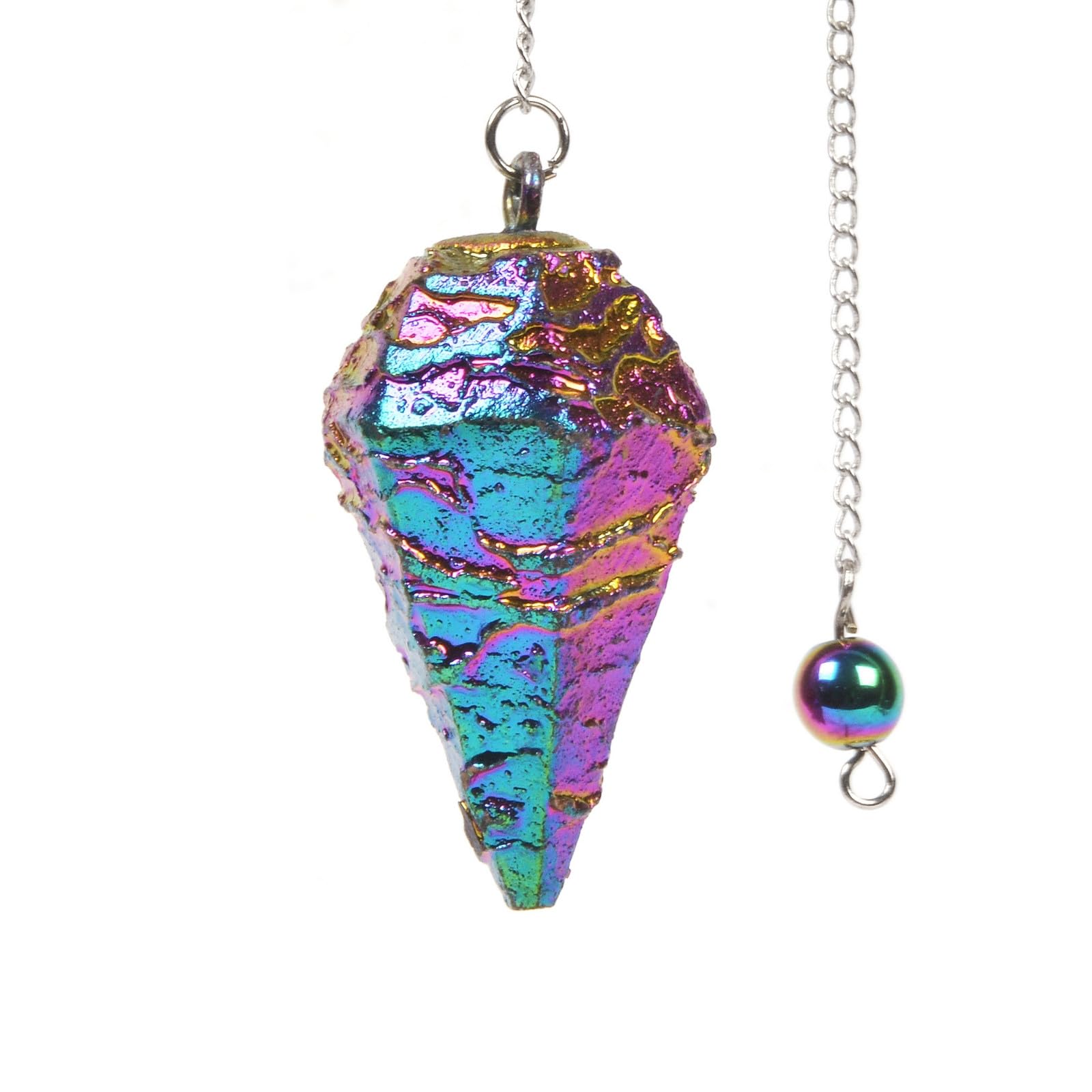 JUSTINSTONES Metallic Rainbow Coated Dragon Blood Fossil Gemstone Rock Crystal Hexagonal JUSTINSTONES buy supplements canada