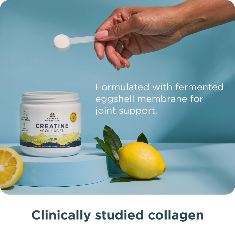 Ancient Nutrition Creatine + Collagen + Electrolytes – Muscle Strength, Lean Body Mass, Joint Comfort & Cognitive Support – Includes 5g Creatine Monohydrate for Women Ancient Nutrition buy supplements canada
