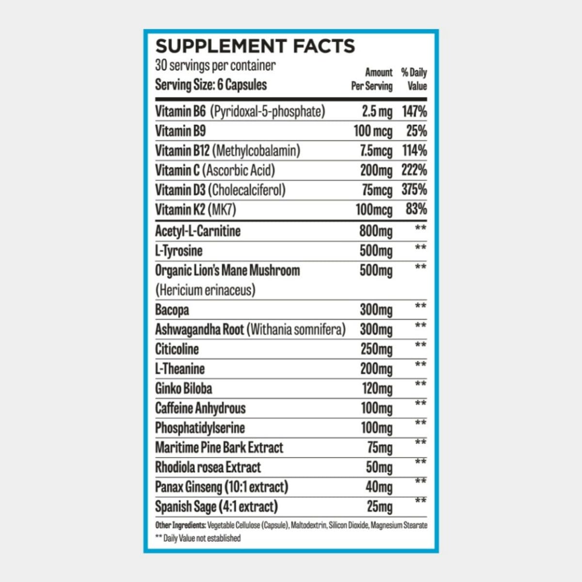 ROAR AMBITION Genuine Hunter Focus Premium Nootropic Brain Supplement for Memory and Focus - US Made with All Natural Ingredients Incl L-Theanine, Bacopa Monnieri & Lion's Mane ROAR AMBITION buy supplements canada