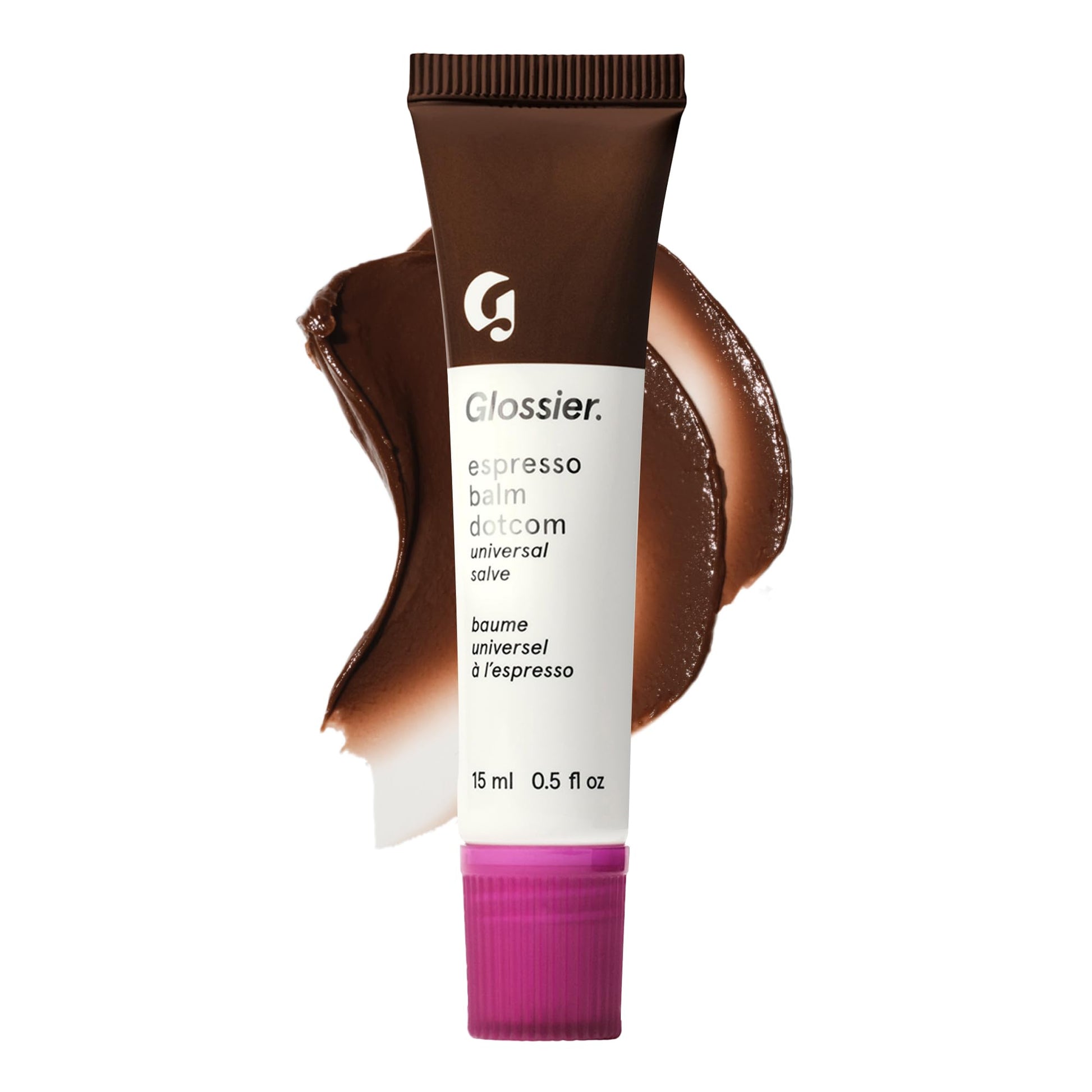 Glossier Balm Dotcom Hydrating Tinted Lip Balm - Universal Salve, Up to 12Hr Moisture for Dry Lips, Cuticles & Skin - Lanolin, Beeswax & Castor Oil - Espresso, Mocha Tint, 15ml Glossier buy supplements canada